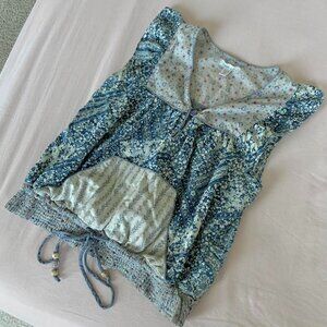 Boho Multi-pattern Sleeveless Top - XS